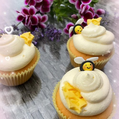 bijen cupcakes